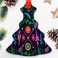 Pattern Nature Design Christmas Tree Ornament (two Sides) by artworkshop