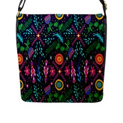 Pattern Nature Design Flap Closure Messenger Bag (l) by artworkshop