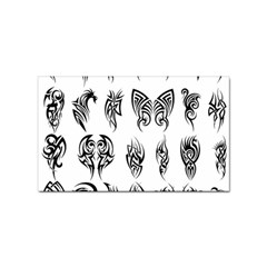 Tattoo Pattern Coin Purse Sticker (rectangular) by artworkshop