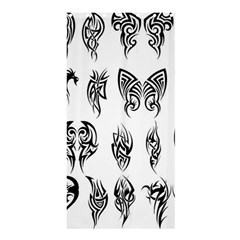 Tattoo Pattern Coin Purse Shower Curtain 36  X 72  (stall) 