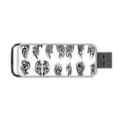 Tattoo Pattern Coin Purse Portable Usb Flash (one Side) by artworkshop