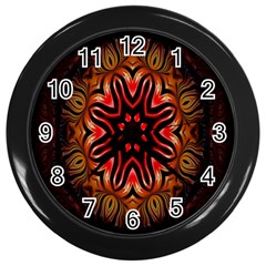 Wallpapers Texture Model Wall Clock (black) by artworkshop