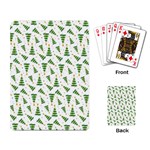 Christmas Tree Pattern Christmas Trees Playing Cards Single Design (Rectangle) Back