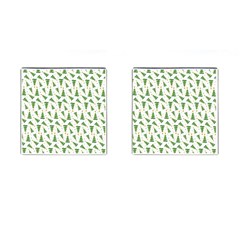 Christmas Tree Pattern Christmas Trees Cufflinks (Square)