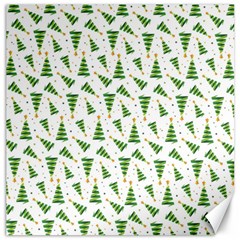 Christmas Tree Pattern Christmas Trees Canvas 16  X 16  by Ravend