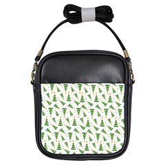 Christmas Tree Pattern Christmas Trees Girls Sling Bag