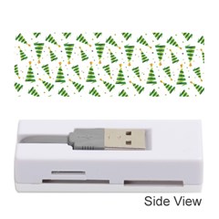 Christmas Tree Pattern Christmas Trees Memory Card Reader (stick) by Ravend