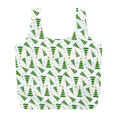 Christmas Tree Pattern Christmas Trees Full Print Recycle Bag (l) by Ravend