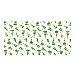 Christmas Tree Pattern Christmas Trees Satin Wrap 35  x 70 