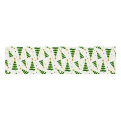 Christmas Tree Pattern Christmas Trees Banner And Sign 4  X 1  by Ravend