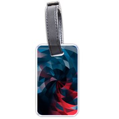 Art Polygon Geometric Design Pattern Colorful Luggage Tag (one Side) by Ravend