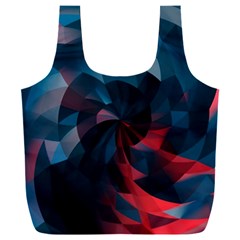 Art Polygon Geometric Design Pattern Colorful Full Print Recycle Bag (xxl) by Ravend