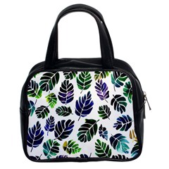 Leaves Watercolor Ornamental Decorative Design Classic Handbag (two Sides) by Ravend