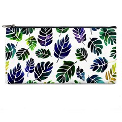 Leaves Watercolor Ornamental Decorative Design Pencil Case by Ravend