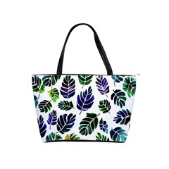 Leaves Watercolor Ornamental Decorative Design Classic Shoulder Handbag by Ravend