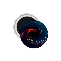 Fluid Swirl Spiral Twist Liquid Abstract Pattern 1 75  Magnets by Ravend