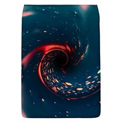 Fluid Swirl Spiral Twist Liquid Abstract Pattern Removable Flap Cover (l) by Ravend