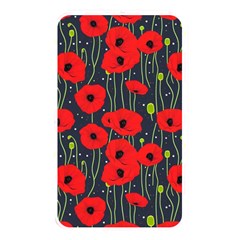 Background Poppies Flowers Seamless Ornamental Memory Card Reader (rectangular) by Ravend