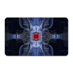 Art Robot Artificial Intelligence Technology Magnet (rectangular) by Ravend