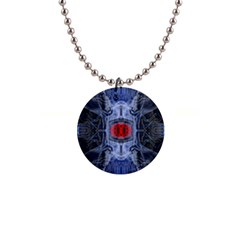 Art Robot Artificial Intelligence Technology 1  Button Necklace by Ravend