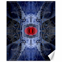 Art Robot Artificial Intelligence Technology Canvas 16  X 20  by Ravend