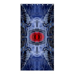 Art Robot Artificial Intelligence Technology Shower Curtain 36  X 72  (stall)  by Ravend