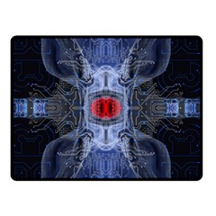 Art Robot Artificial Intelligence Technology Double Sided Fleece Blanket (small)