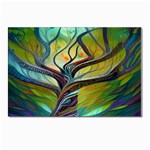 Tree Magical Colorful Abstract Metaphysical Postcards 5  x 7  (Pkg of 10) Front