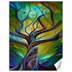 Tree Magical Colorful Abstract Metaphysical Canvas 12  X 16  by Ravend