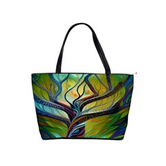 Tree Magical Colorful Abstract Metaphysical Classic Shoulder Handbag by Ravend