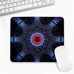 Art Robots Artificial Intelligence Technology Large Mousepad by Ravend