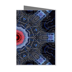 Art Robots Artificial Intelligence Technology Mini Greeting Cards (pkg Of 8)