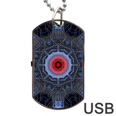 Art Robots Artificial Intelligence Technology Dog Tag Usb Flash (two Sides) by Ravend