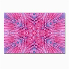 Art Rosette Pattern Background Floral Pattern Postcard 4 x 6  (pkg Of 10)