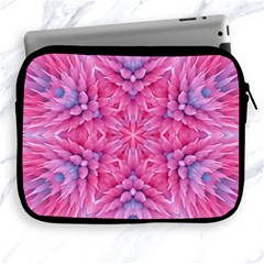 Art Rosette Pattern Background Floral Pattern Apple Ipad 2/3/4 Zipper Cases by Ravend