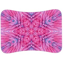 Art Rosette Pattern Background Floral Pattern Velour Seat Head Rest Cushion by Ravend