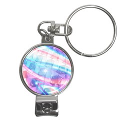 Polygons Bokeh Geometric Art Geometric Background Nail Clippers Key Chain