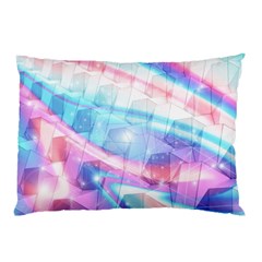 Polygons Bokeh Geometric Art Geometric Background Pillow Case (two Sides) by Ravend