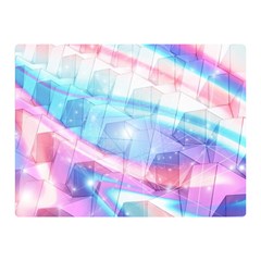 Polygons Bokeh Geometric Art Geometric Background Double Sided Flano Blanket (mini) by Ravend