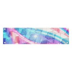 Polygons Bokeh Geometric Art Geometric Background Banner And Sign 4  X 1 