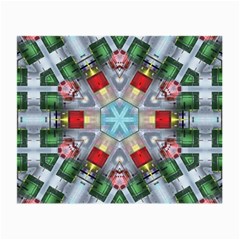 Geometric Symmetrical Symmetry Data Futuristic Small Glasses Cloth by Ravend