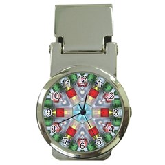 Geometric Symmetrical Symmetry Data Futuristic Money Clip Watches by Ravend