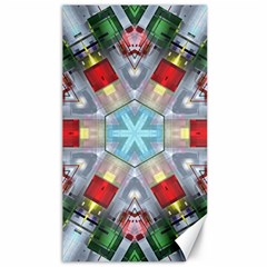 Geometric Symmetrical Symmetry Data Futuristic Canvas 40  X 72 