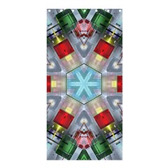 Geometric Symmetrical Symmetry Data Futuristic Shower Curtain 36  X 72  (stall) 