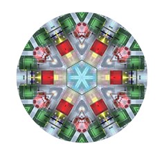 Geometric Symmetrical Symmetry Data Futuristic Mini Round Pill Box (pack Of 3) by Ravend