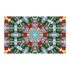 Geometric Symmetrical Symmetry Data Futuristic Banner And Sign 5  X 3  by Ravend