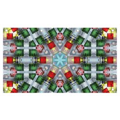 Geometric Symmetrical Symmetry Data Futuristic Banner And Sign 7  X 4 