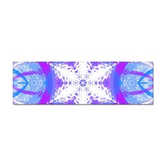 Snowflake Kaleidoscope Template Background Sticker (bumper) by Ravend