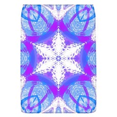 Snowflake Kaleidoscope Template Background Removable Flap Cover (l) by Ravend