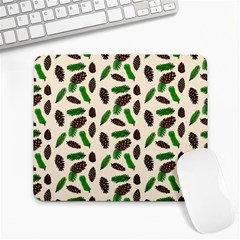 Background Ornamental Spruce Sample Large Mousepad by Ravend